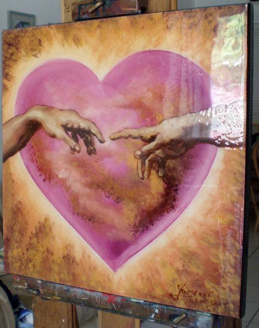 Oil paint creation