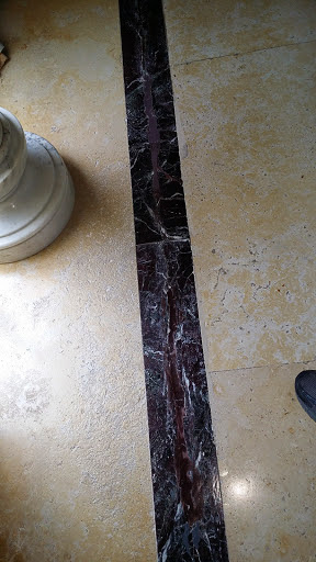 Damaged marble floor structural repair
