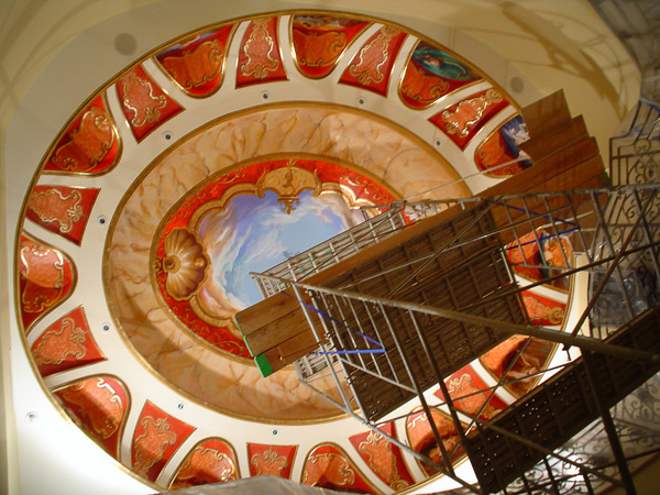 Ceiling murals decoration 5