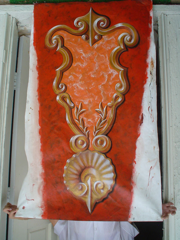 Canvas ornamento oleo