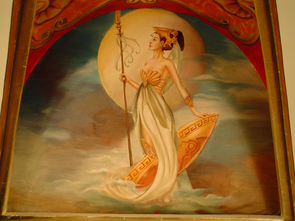 Murals art painting Atena
