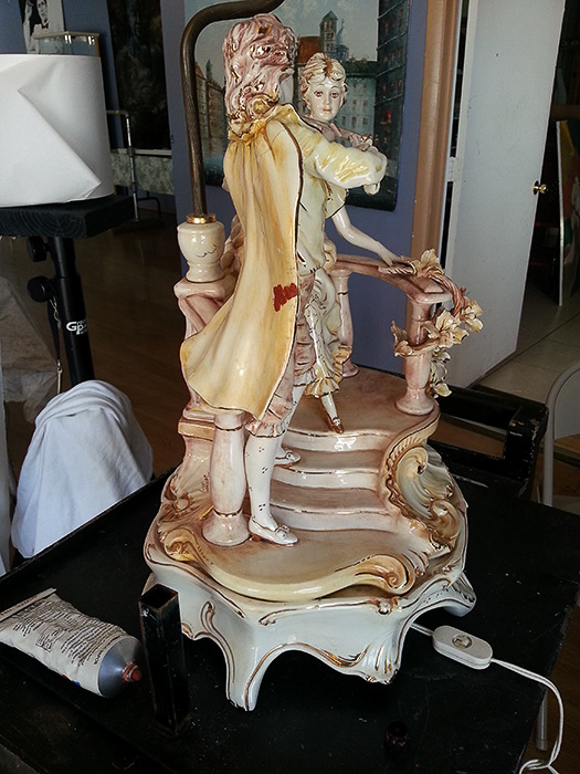 Sculpture restoration conservation art work
