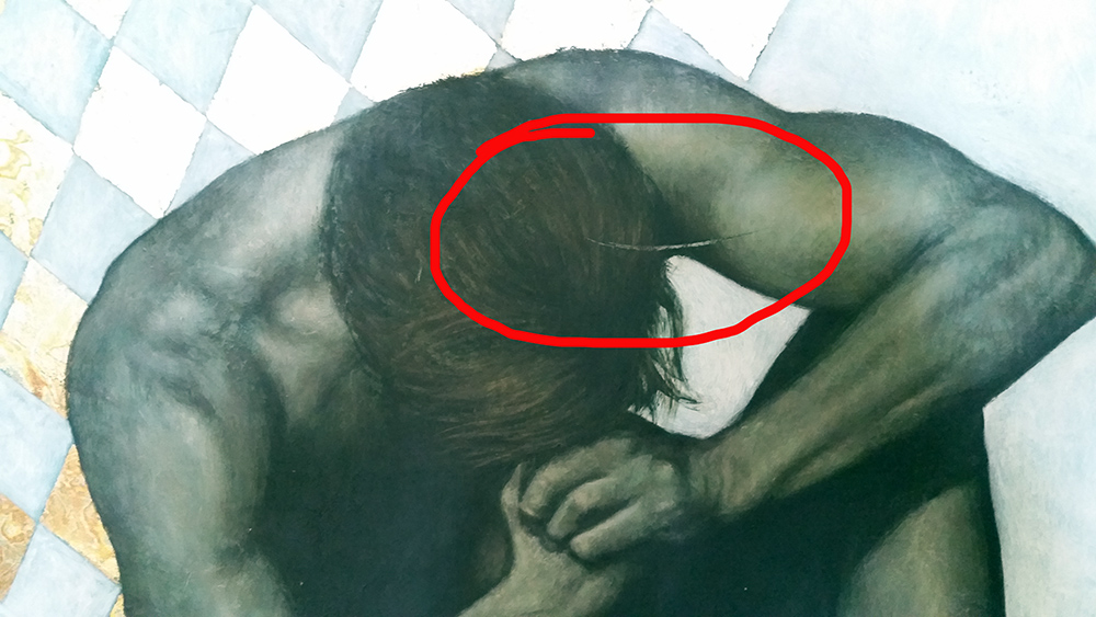 Oil painting fine art restoration